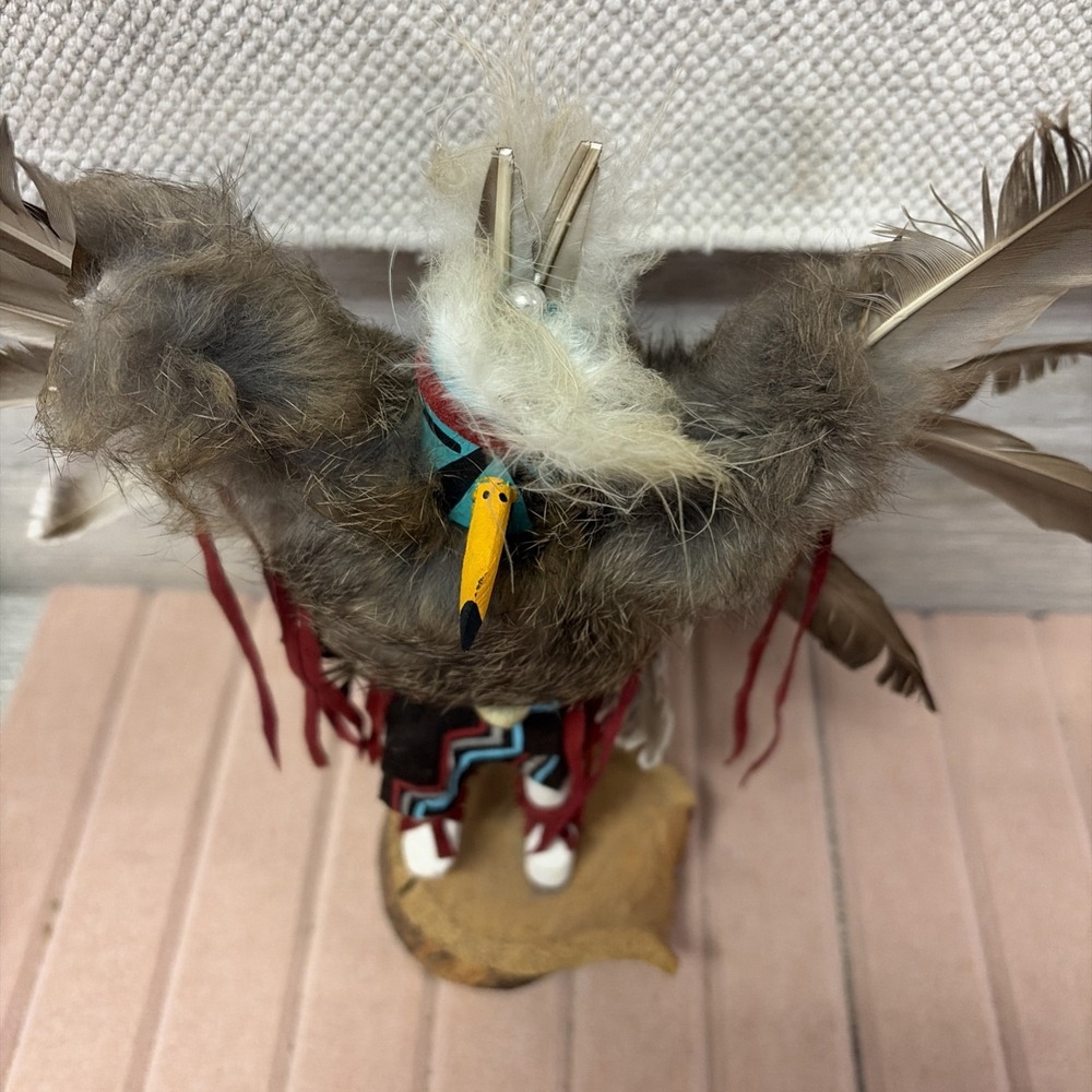 Vintage Kachina "Eagle Dancer" Doll Native American Signed (C8) - Picture 3 of 10